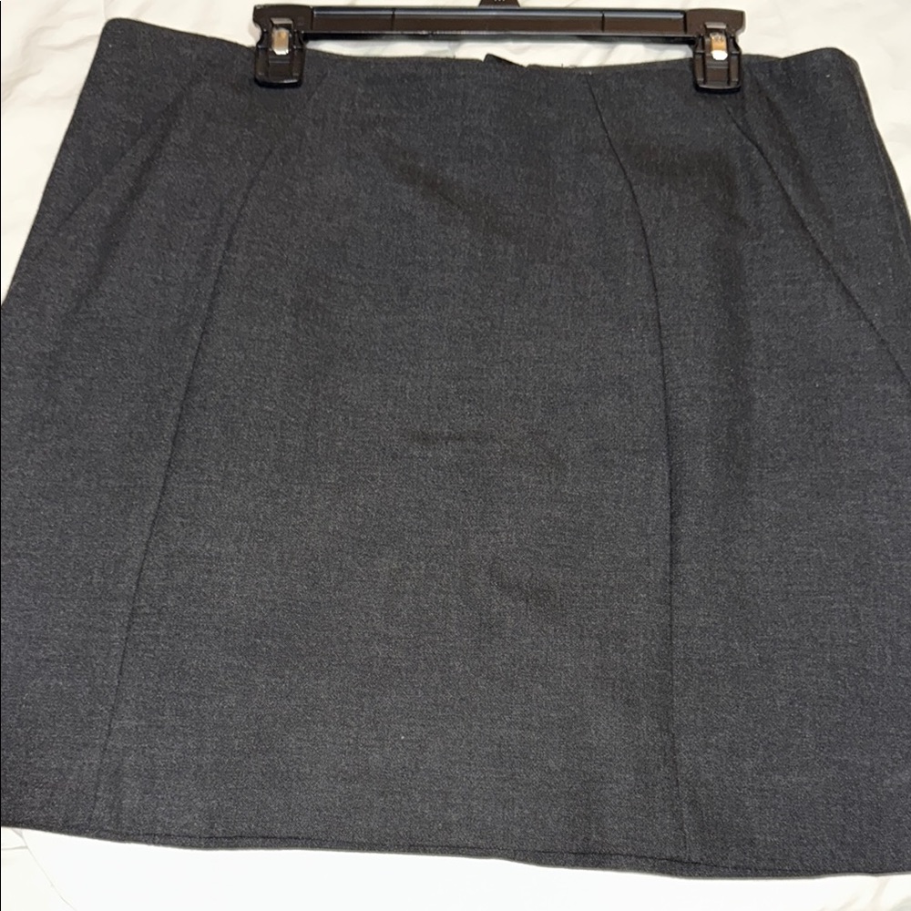 LOFT Charcoal Pencil Skirt
